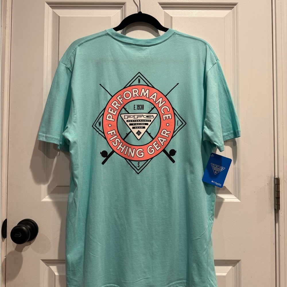 Columbia Teal Short Sleeve Tee